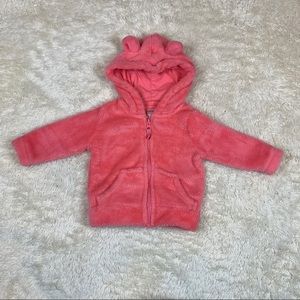 Carter's Hooded Sherpa Baby Girl Jacket